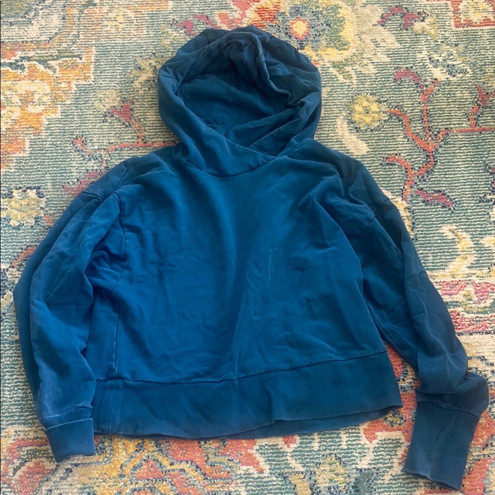 Target Blue Hooded Sweatshirt Relaxed Fit